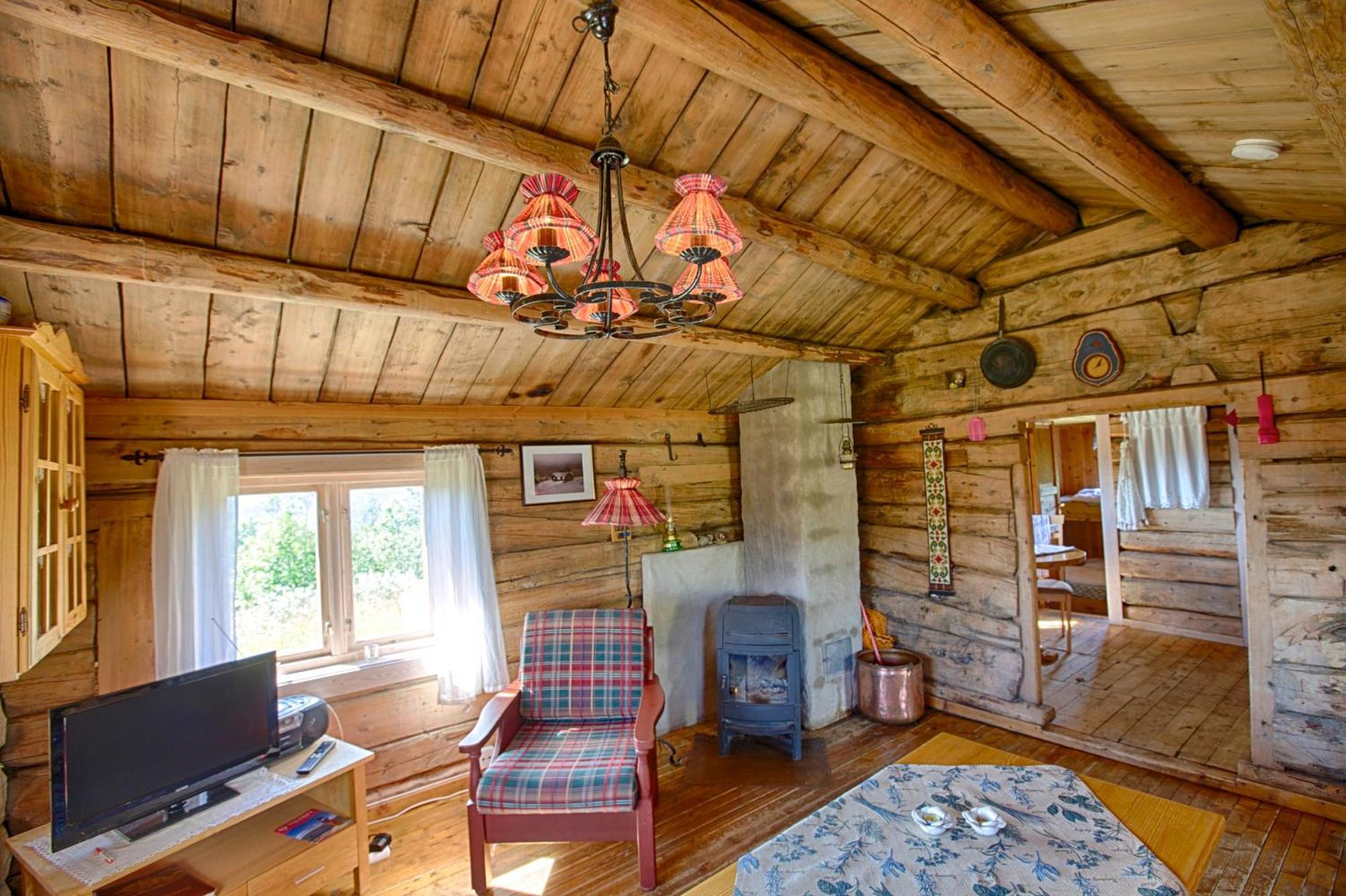 Charming Cabin With Old Timber, Fireplace & Views Apartment Beitostolen Exterior photo